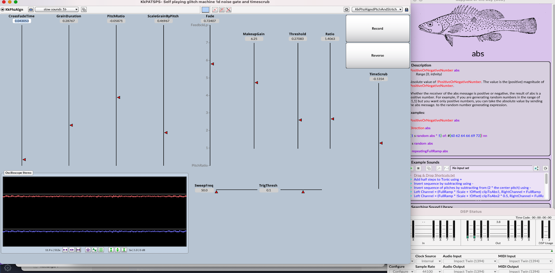 An Image of the Kyma Sound Design Software